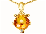 Tommaso Design™ Genuine Citrine Pendant
