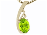 Tommaso Design™ Genuine Peridot Pendant