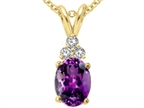 Tommaso Design™ Genuine Amethyst Pendant
