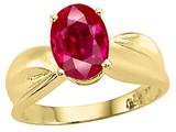 Tommaso Design™ Created Ruby Solitaire Ring