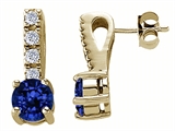 Original Star K™ Created Sapphire Earrings