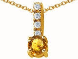 Original Star K™ Genuine Citrine Pendant