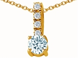 Original Star K™ Genuine Aquamarine Pendant