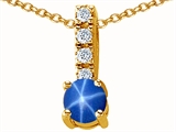 Original Star K™ Created Star Sapphire Pendant