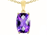 Tommaso Design™ Genuine Amethyst Pendant