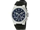 Officina Del Tempo Race II 42mm Chronograph Gel Band  (OT1041/1101BN) Made in Italy