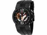 Officina Del Tempo Racing 44mm Chronograph Gel Band Black PVD (OT1051/1241NON) Made in Italy