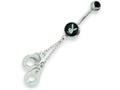 Playboy Handcuff Belly Ring
