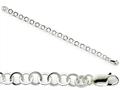 Amore LaVita™ Sterling Silver 8.5inch Fancy Link Bracelet 8.5 inches