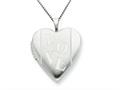 925 Sterling Silver 20mm with LOVE Heart Locket - Chain Included