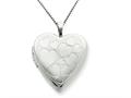 925 Sterling Silver 20mm with Floating Hearts Heart Locket - Chain Included