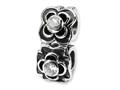 Reflections™ Sterling Silver CZ Connector Bead / Charm