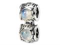 Reflections™ Sterling Silver CZ Connector Bead / Charm
