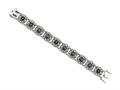 Sentimental Expressions(tm) Sterling Silver Antiqued Ten Commandments 7.25 Inch Bracelet