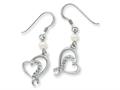 Sentimental Expressions(tm) Sterling Silver A Gift For My Sister/ For My Bridesmaid Earrings
