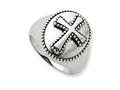 Sentimental Expressions(tm) Sterling Silver Antiqued Boldness Ring