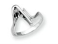 Sterling Silver and Diamond Ring