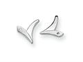 Sterling Silver and Diamond Post Earrings