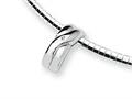 Sterling Silver and Diamond Slide Necklace