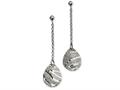 Sterling Silver Ball Post Dangle Earrings