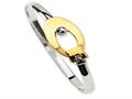 Sterling Silver and 18K Gold Plated Fancy Bracelet