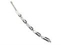 White Ice™ Sterling Silver Diamond and MOP Bracelet