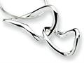White Ice™ Sterling Silver Diamond Heart Necklace