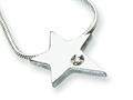 White Ice™ Sterling Silver Diamond Star Necklace
