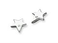 White Ice™ Sterling Silver Diamond Star Earrings