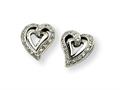 Chisel Stainless Steel CZ Earrings