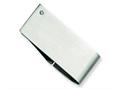 Chisel Stainless Steel Diamond Accent Money Clip