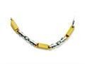 Chisel Stainless Steel and Gold Color IP - 22 inches