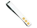 Chisel Stainless Steel 24k Gold Plated Tie Clip