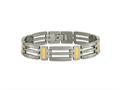 Chisel Titanium 24k Gold Plating Bracelet - 8.5 inches