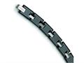 Chisel Tungsten and Black Ceramic Bracelet - 8.5 inches