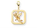 Disney Tinker Bell Square Lobster Clasp Charm