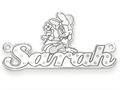 Personalized Disney Minnie Mouse Nameplate (up to 9 Letters) - Chain Included
