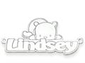 Personalized Disney Winnie The Poo Nameplate (up to 9 Letters) - Chain Included