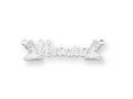 Personalized Disney Belle Nameplate (up to 9 Letters) - Chain Included