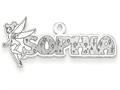 Personalized Disney Tinker Bell Nameplate (up to 9 Letters) - Chain Included