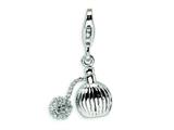 Amore LaVita™ Sterling Silver Perfume w/Lobster Clasp Charm for Charm Bracelet