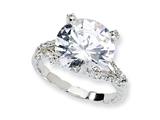 Cheryl M™ Sterling Silver Fancy CZ Ring