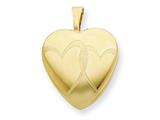 1/20 Gold Filled 16mm Entwined Hearts Heart Locket - Chain Included