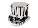 Reflections™ Sterling Silver Uncle Sam Tophat Bead / Charm