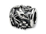 Reflections™ Sterling Silver Bird and Floral Bead / Charm