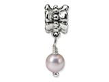 Reflections™ Sterling Silver Pink Cultured Pearl Dangle Bead / Charm