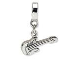 Reflections™ Sterling Silver Electric Guitar Bead / Charm