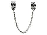 Reflections™ Sterling Silver Security Chain Floral Bead / Charm
