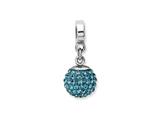 Reflections™ Sterling Silver December Swavorski Crystal Ball Dangle Bead / Charm