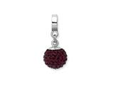 Reflections™ Sterling Silver January Swavorski Crystal Ball Dangle Bead / Charm